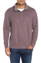 Men's Tommy Bahama Cold Springs Snap Mock Neck Sweater, Size - Purple