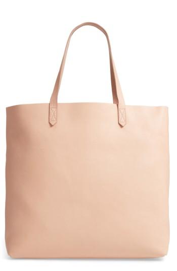 Madewell 'transport' Leather Tote - Pink