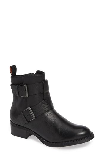 Women's Gentle Souls By Kenneth Cole Benton Moto Bootie .5 M - Black