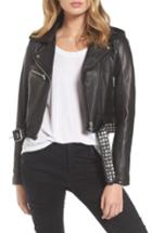 Women's Blanknyc Studded Leather Moto Jacket