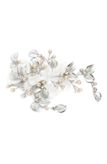 Wedding Belles New York 'genevive' Crystal Hair Comb, Size - Metallic