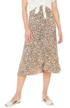 Women's Faithfull The Brand Celeste Leopard Print Wrap Skirt