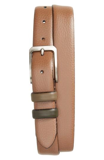 Men's Ted Baker London Shrubs Leather Belt - Tan