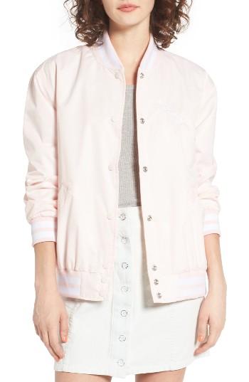 Women's Obey Hooligans Varsity Bomber Jacket