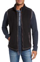 Men's True Grit Bonded Fleece Zip Front Vest, Size - Black