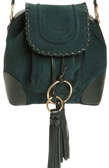 See By Chloe Small Polly Leather Bucket Bag -