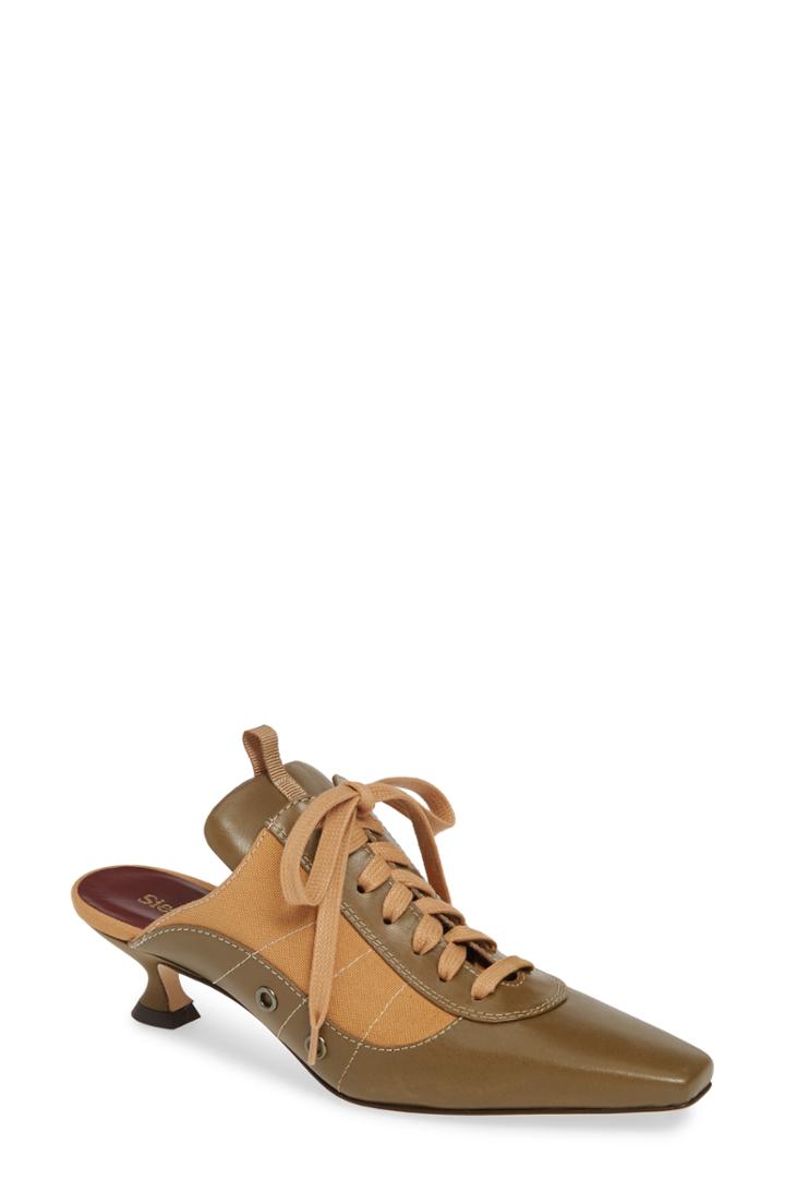 Women's Sies Marjan Alice Lace-up Mule .5us / 36.5eu - Green