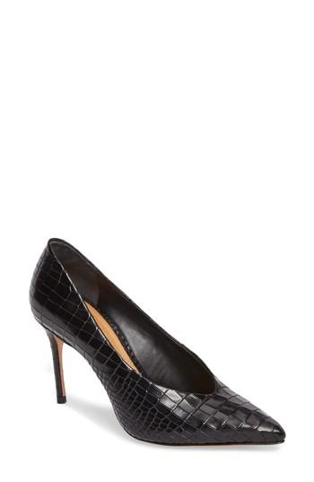 Women's Schutz Salma Pointy Toe Pump .5 M - Black