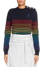 Women's J.w.anderson Mariniere Stripe Wool Sweater - Blue
