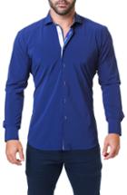 Men's Maceoo Wall Street Sport Shirt - Blue