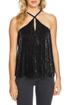 Women's 1.state Sequin Halter Camisole, Size - Black