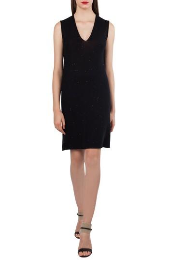 Women's Akris Sequin Knit Silk & Cotton Dress