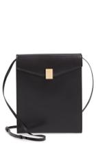 Victoria Beckham Postino Leather Crossbody Bag - Black