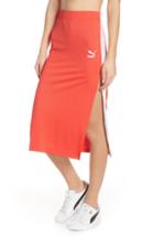 Women's Puma Classics Ribbed Skirt - Pink
