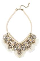 Women's Baublebar Montana Crystal Tassel Bib Necklace