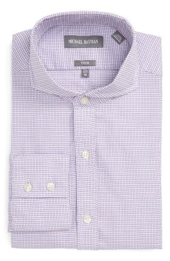Men's Michael Bastian Trim Fit Geo Check Dress Shirt
