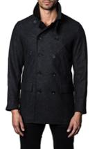 Men's Jared Lang Double-breasted Coat - Black