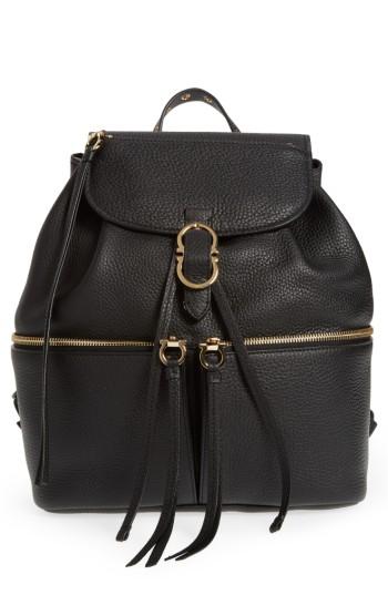 Salvatore Ferragamo Carol Calfskin Backpack - None