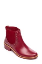 Women's Bernardo Peyton Waterproof Rain Bootie M - Burgundy
