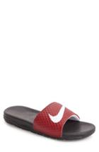 Men's Nike 'benassi Solarsoft 2' Slide Sandal M - Red