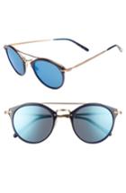 Women's Oliver Peoples Remick 50mm Brow Bar Sunglasses - Blue