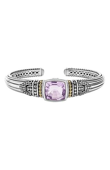Women's Lagos 'caviar Color' Semiprecious Stone Cuff