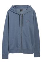 Men's Patagonia P-6 Label Full Zip Hoodie, Size - Blue