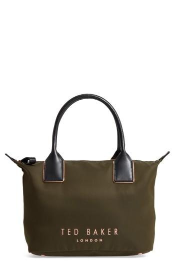 Ted Baker London Small Amili Nylon Tote - Green