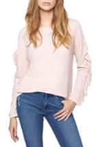 Women's Sanctuary Leona Ruffle Sleeve Sweater - Pink