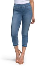 Women's Nydj Release Hem Pull-on Crop Skinny Jeans - Blue