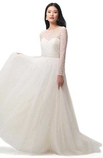 Women's Jenny Yoo Gigi Embellished Tulle Top