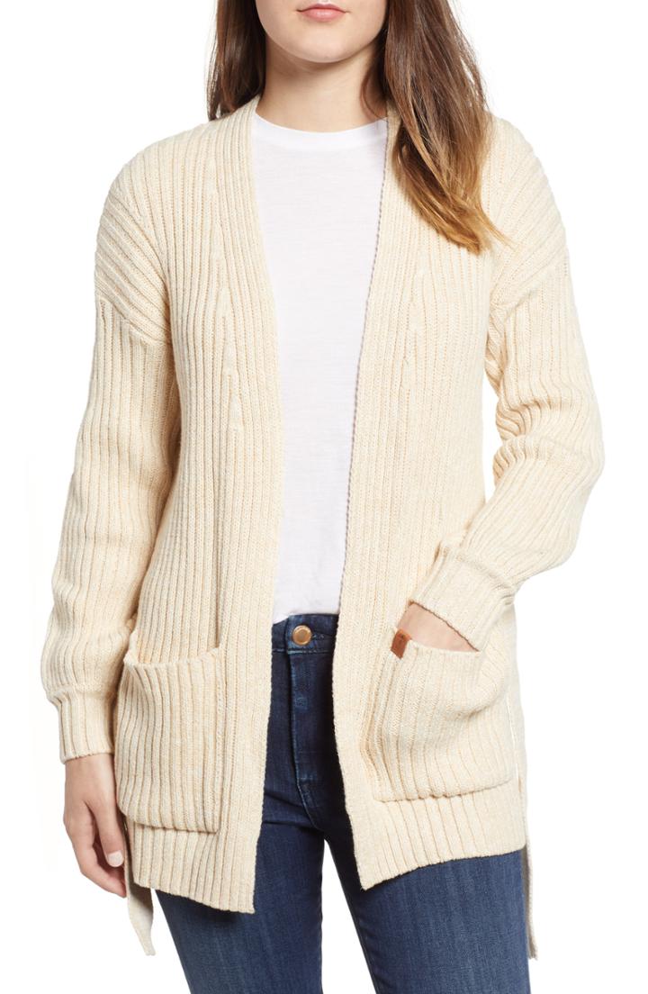 Women's Obey Eleanor Rib Knit Cardigan