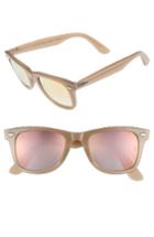 Women's Ray-ban 50mm Wayfarer Ease Gradient Mirrored Sunglasses - Beige