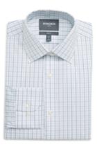 Men's Bonobos Bower Slim Fit Stretch Check Dress Shirt .5 32 - Blue