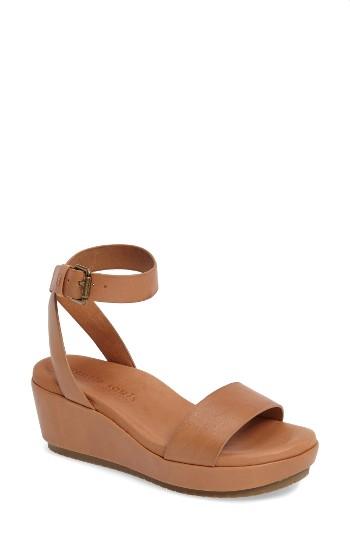 Women's Gentle Souls Morrie Wedge Sandal .5 M - Brown