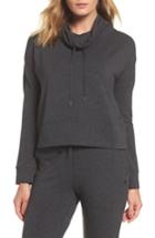 Women's Ugg Funnel Neck Crop Sweatshirt - Black