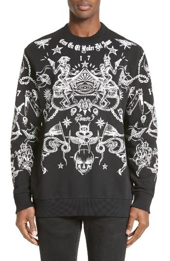 Men's Givenchy Tattoo Sweatshirt