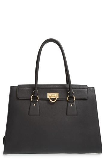 Salvatore Ferragamo Large Leather Tote -