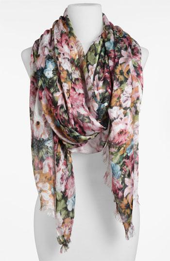 Lulu Floral Print Scarf