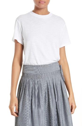 Women's Vince Pima Cotton Swing Tee - White