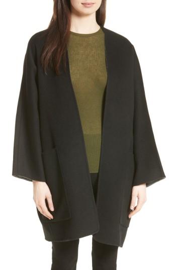 Women's Vince Reversible Wool & Cashmere Clutch Coat