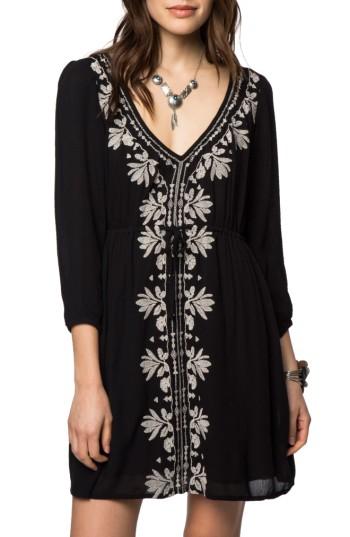 Women's O'neill Mina Embroidered Minidress - Black