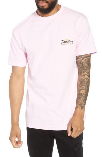 Men's Fairplay Massage Graphic T-shirt - Pink