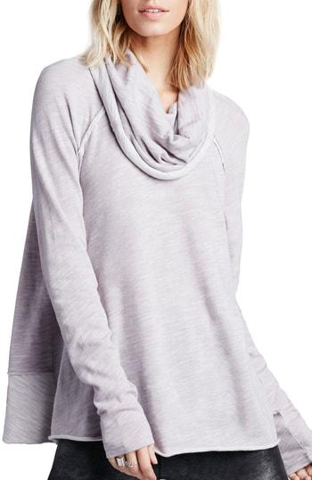 Women's Free People Cocoon Cowl Neck Top - Purple