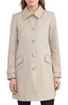 Women's Lauren Ralph Lauren A-line Raincoat - Beige
