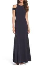 Women's Vera Wang Cold Shoulder Gown