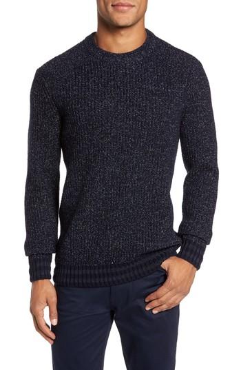Men's Ted Baker London Textured Raglan Sweater (m) - Blue