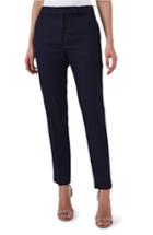 Women's Reiss Flat Front Y Trousers, Size 2 Us / 6 Uk - Blue
