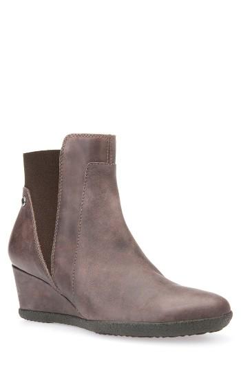 Women's Geox Amelia 21 Waterproof Wedge Bootie