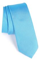 Men's Nordstrom Men's Shop Foley Silk Tie, Size - Blue/green